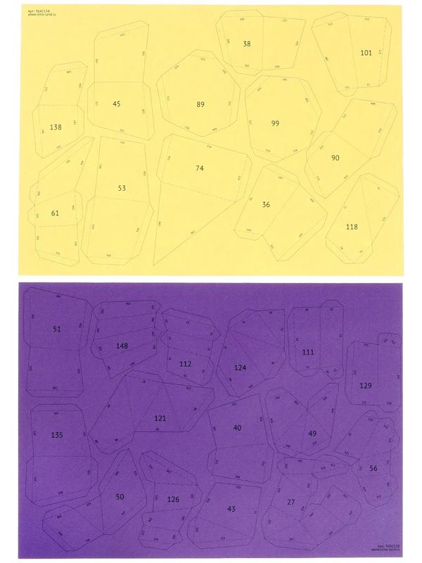 Конструктор полигональный «Дракон», 151 деталь