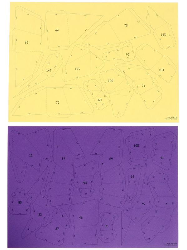 Конструктор полигональный «Дракон», 151 деталь