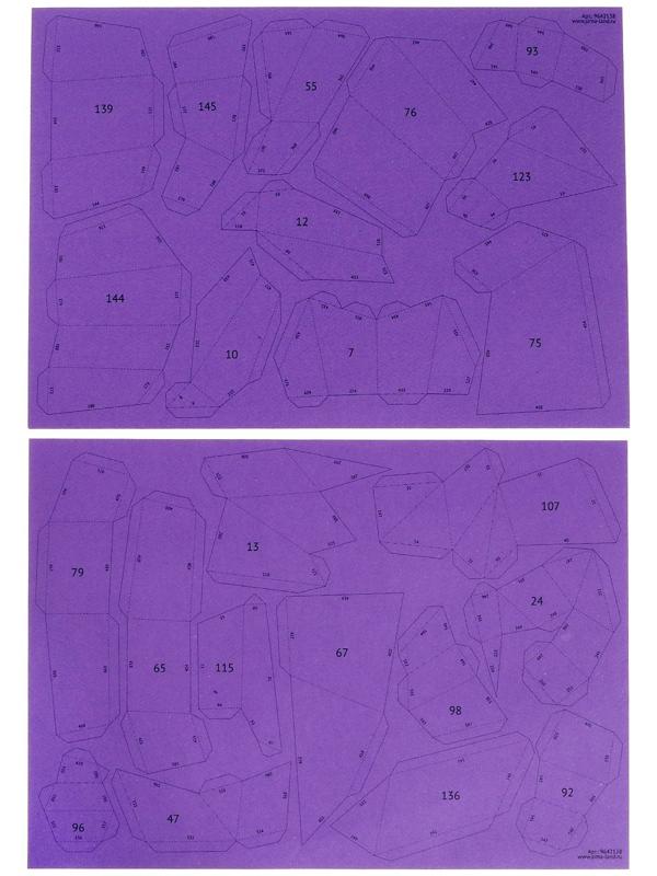 Конструктор полигональный «Дракон», 151 деталь