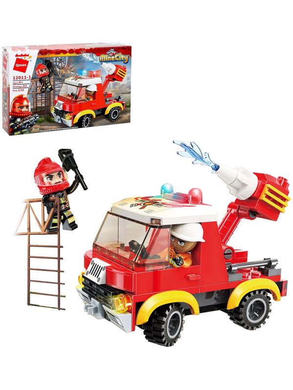 Конструктор Огнеборцы «Пожарная машина», 4 вида, МИКС