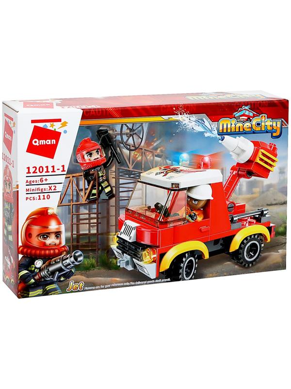 Конструктор Огнеборцы «Пожарная машина», 4 вида, МИКС