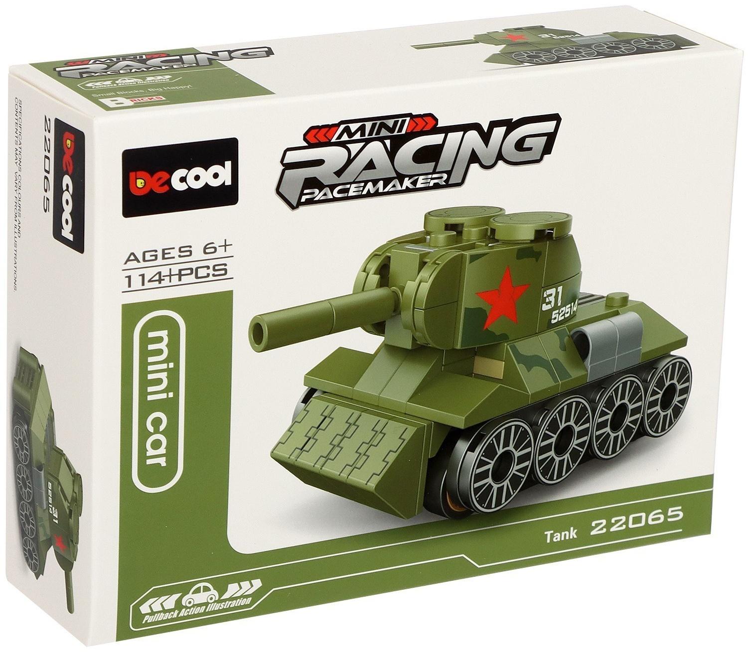 Конструктор Армия «Танчики», 4 вида, МИКС