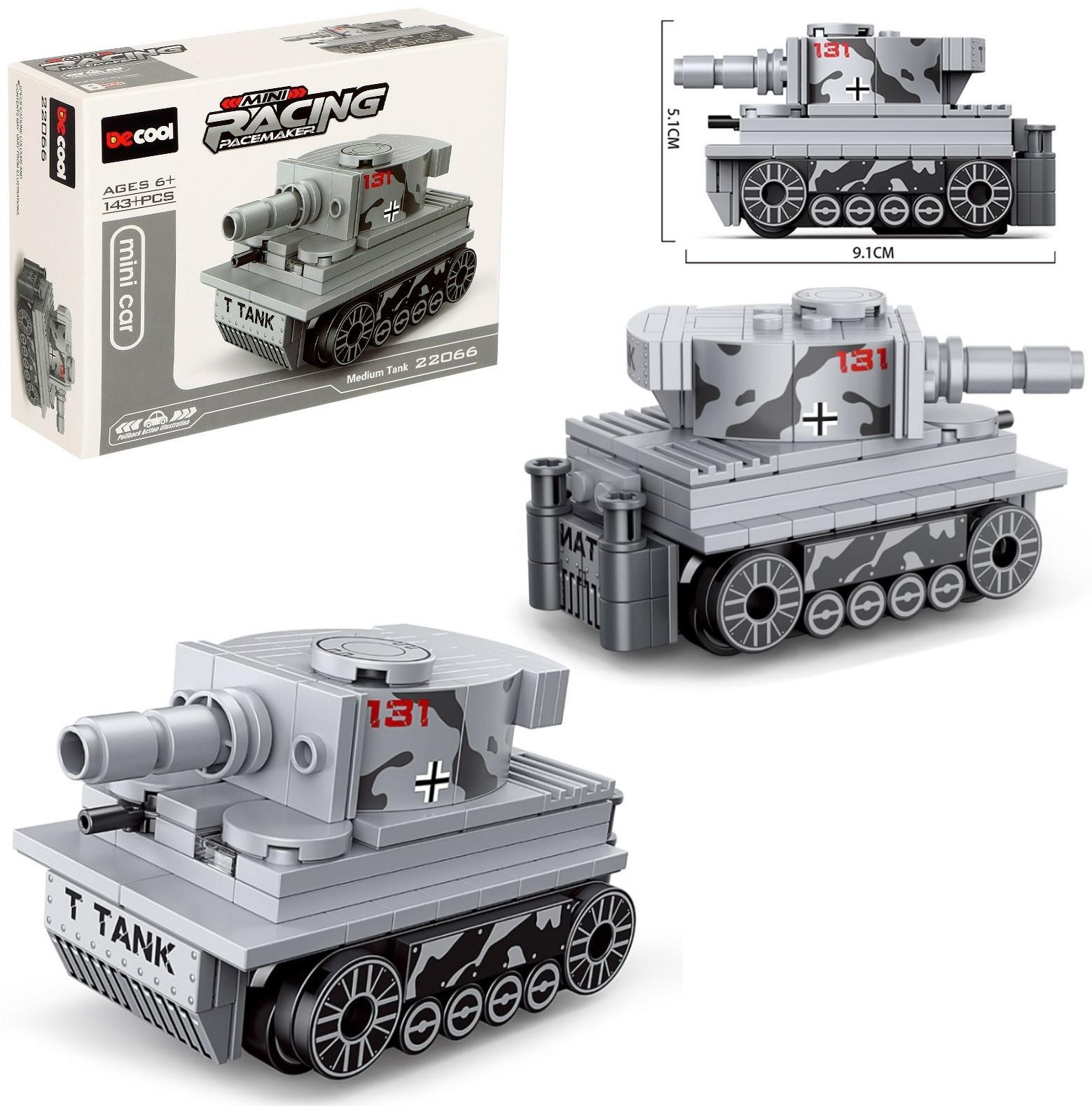 Конструктор Армия «Танчики», 4 вида, МИКС