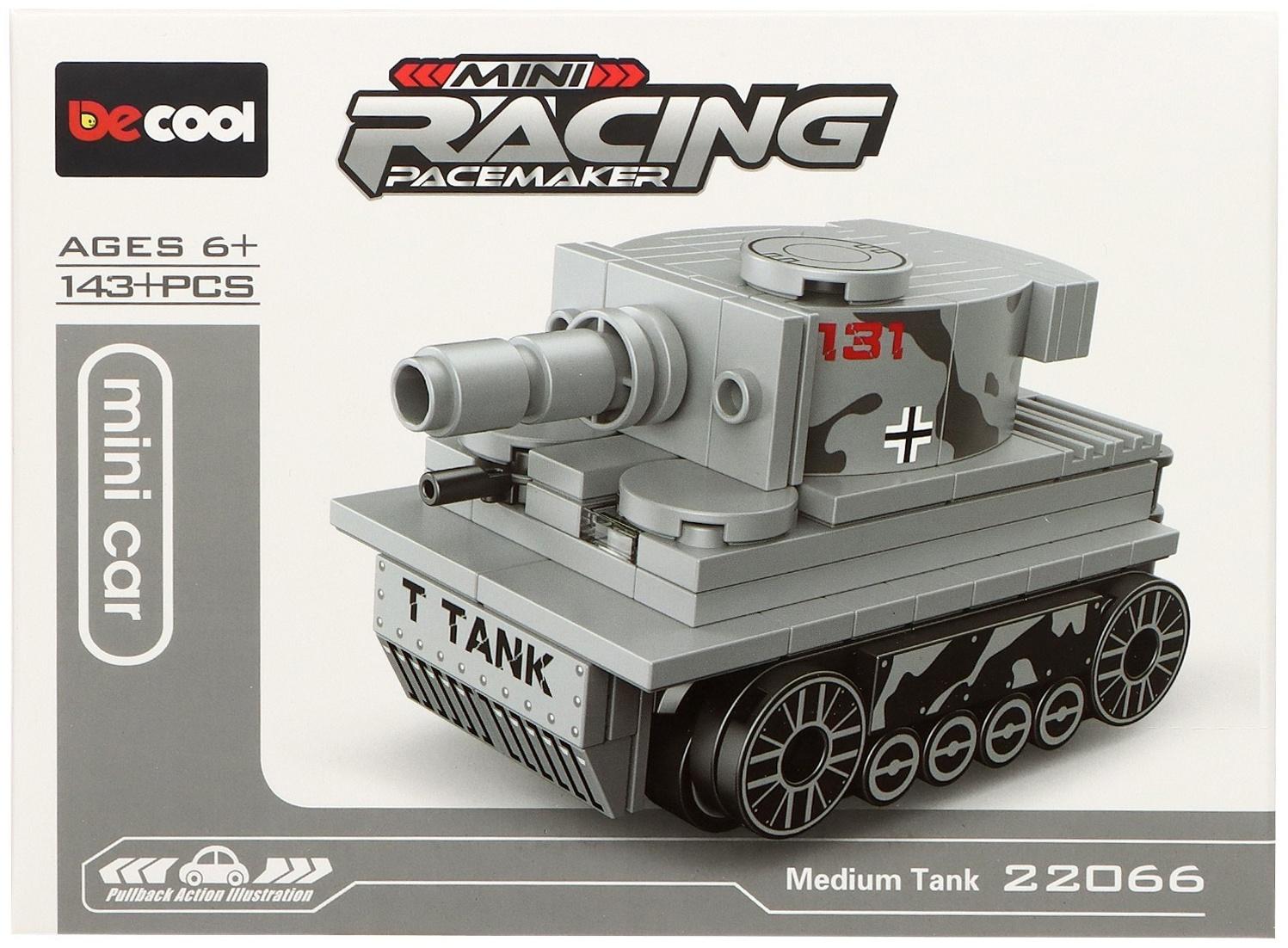 Конструктор Армия «Танчики», 4 вида, МИКС