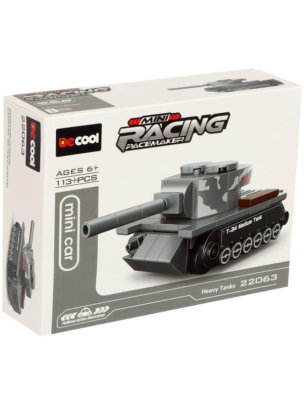 Конструктор Армия «Танчики», 4 вида, МИКС