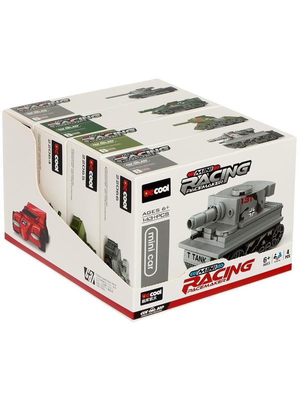 Конструктор Армия «Танчики», 4 вида, МИКС