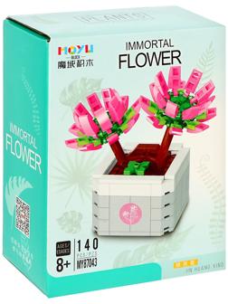 Конструктор Цветы «Милые глазки», 140 деталей