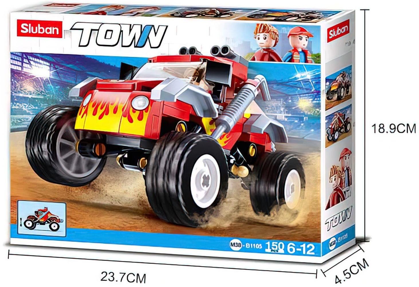 Конструктор Город «Джип бигфут», подвеска, 150 деталей