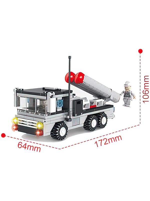 Конструктор Военные «Ракетница», 3 в 1, 222 детали