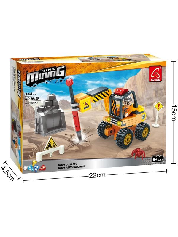 Конструктор Кладоискатели «Бур», 144 детали