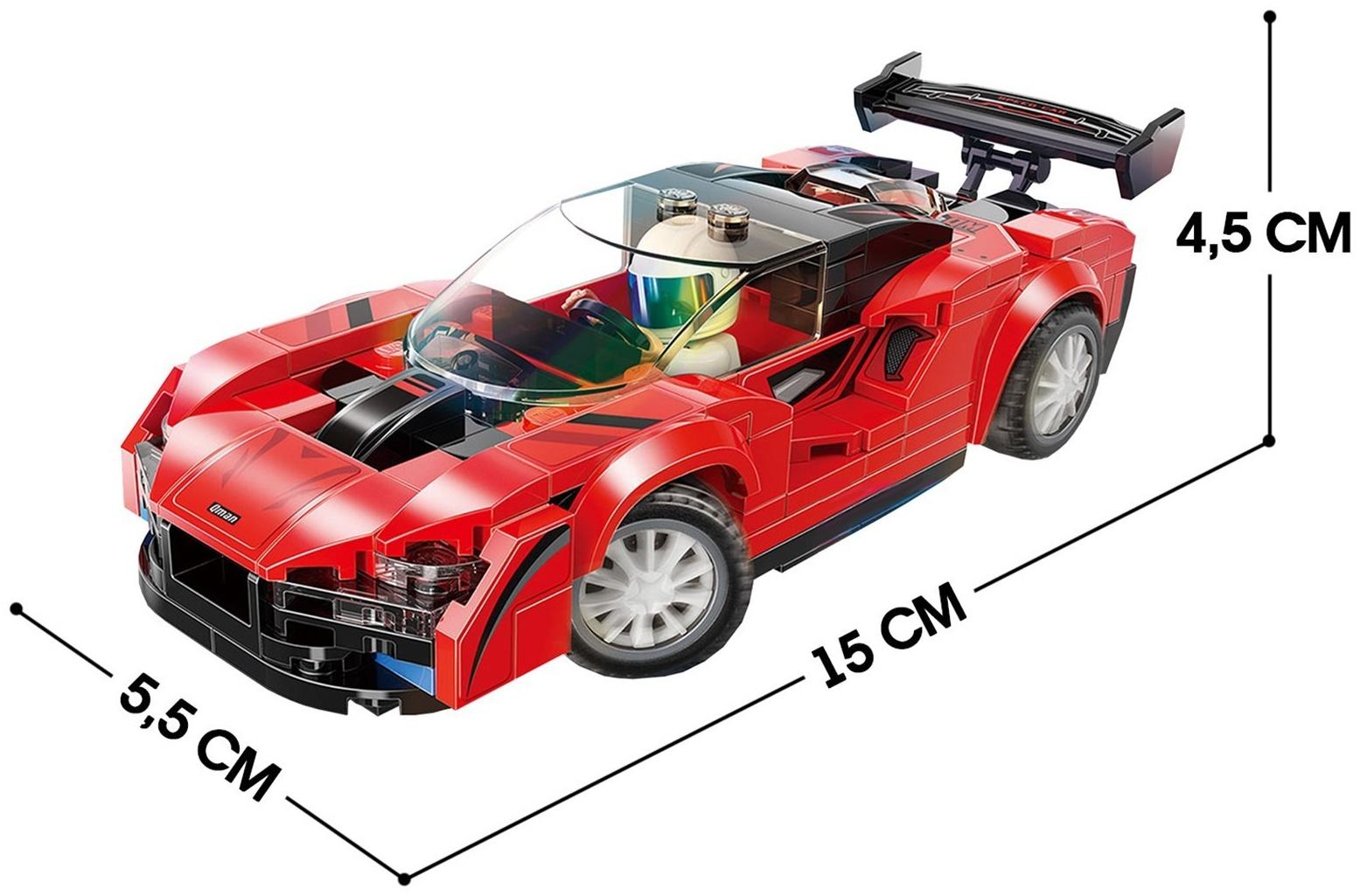 Конструктор Qman «Спорткар» 14012 / 198 деталей