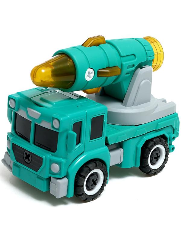 Конструктор винтовой «Военная техника», 2 в 1 робот-машина