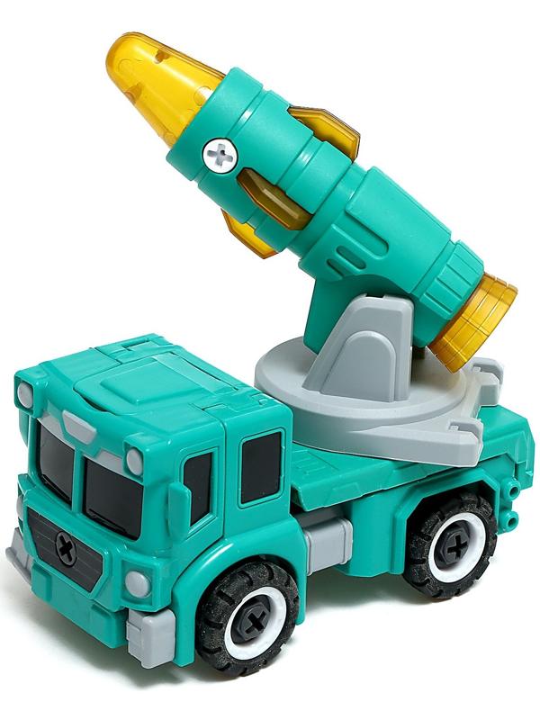 Конструктор винтовой «Военная техника», 2 в 1 робот-машина