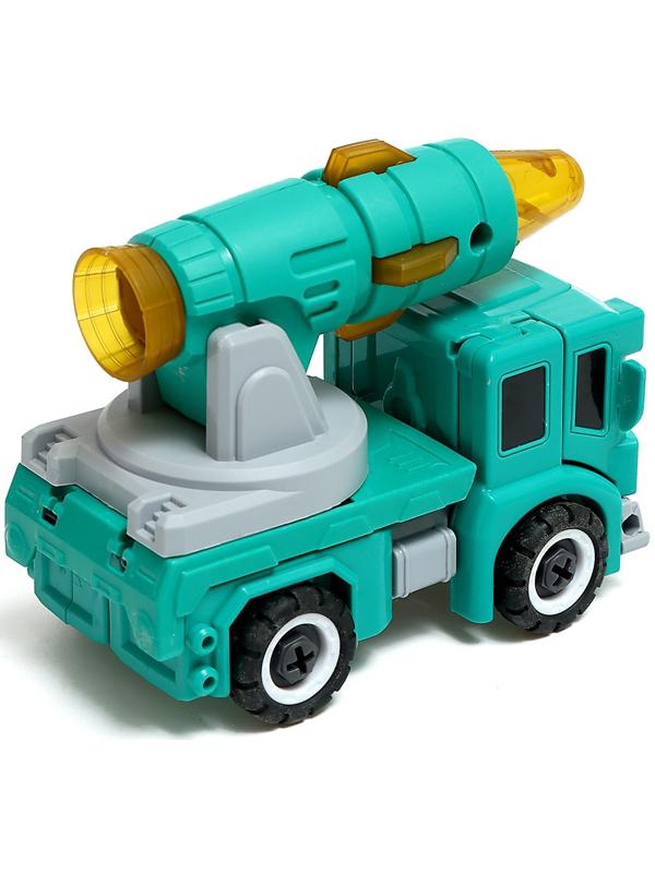 Конструктор винтовой «Военная техника», 2 в 1 робот-машина