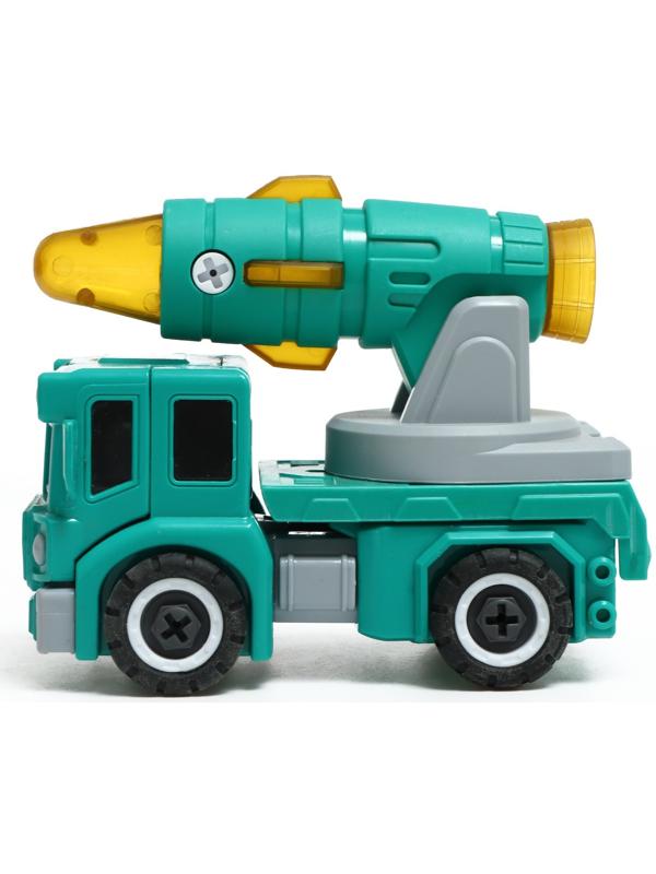 Конструктор винтовой «Военная техника», 2 в 1 робот-машина