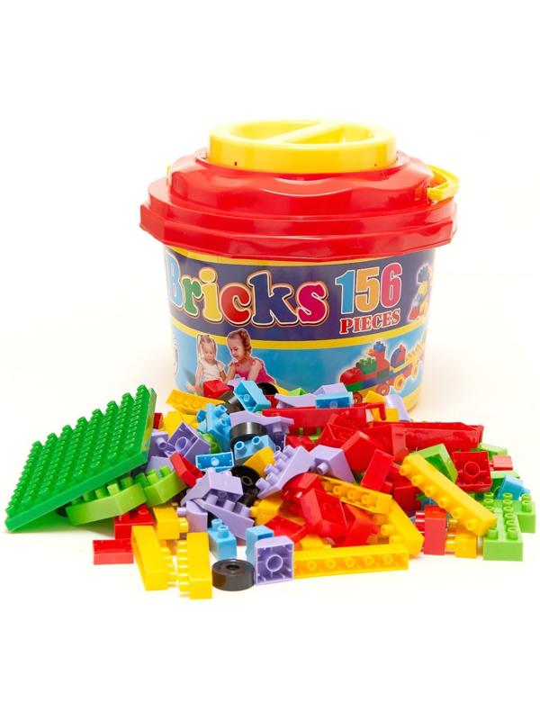 Конструктор BRICKS № 156, в ведре