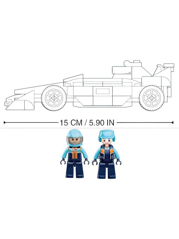 Конструктор Автогонки «Гоночный болид», 210 деталей