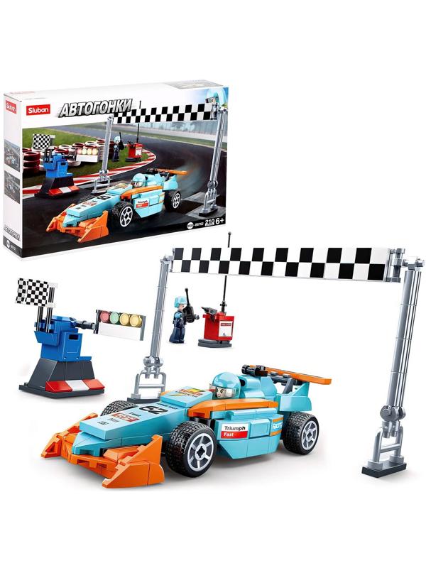 Конструктор Автогонки «Гоночный болид», 210 деталей