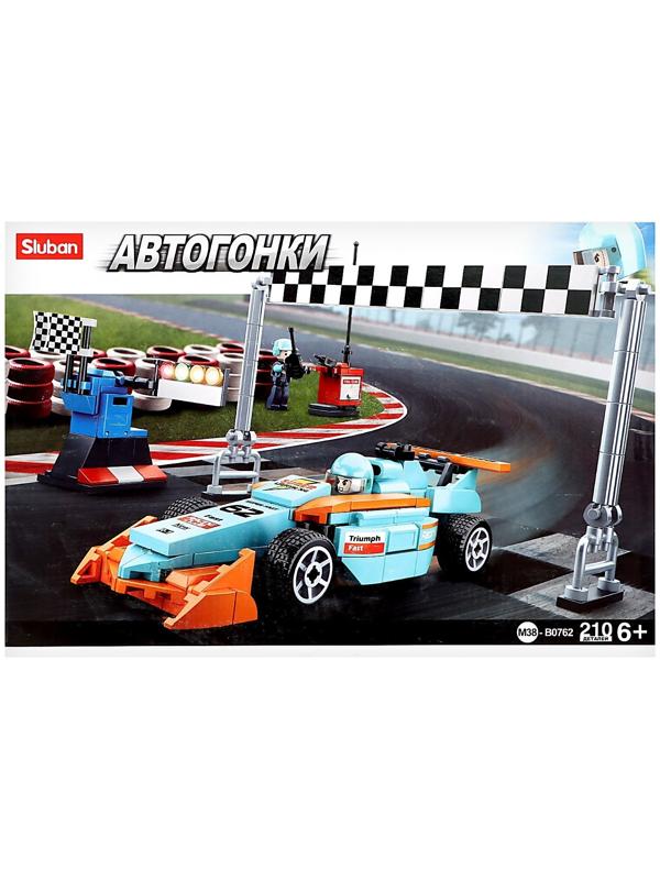Конструктор Автогонки «Гоночный болид», 210 деталей
