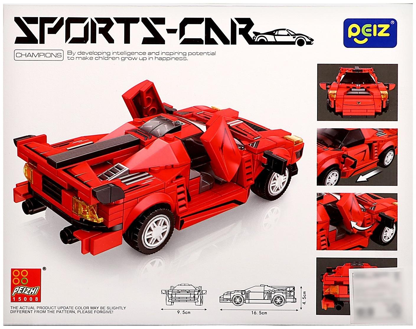 Конструктор Гонка «Спорткар», 302 детали