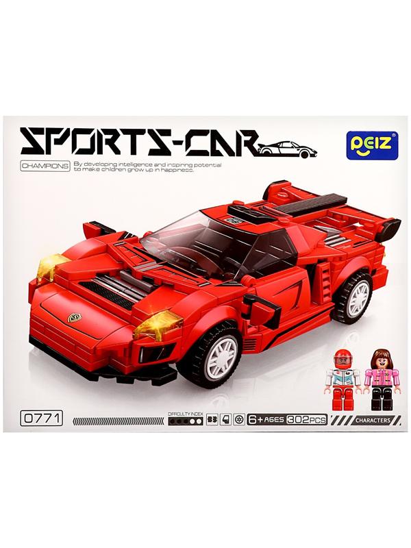 Конструктор Гонка «Спорткар», 302 детали