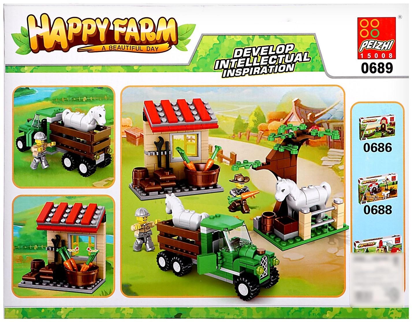 Конструктор Ферма «Конюшня», 247 деталей