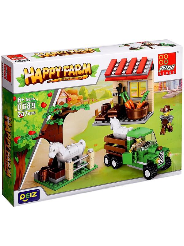 Конструктор Ферма «Конюшня», 247 деталей