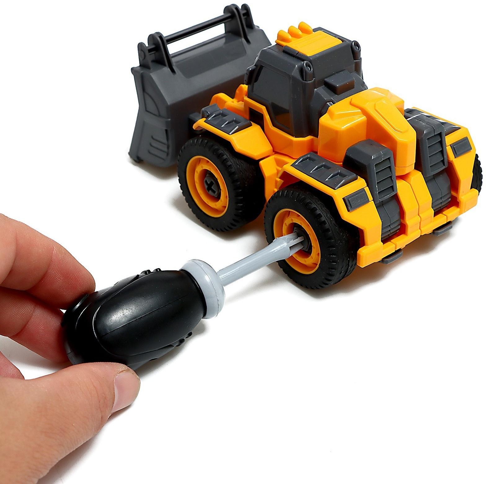 Конструктор винтовой «Погрузчик», 2 в 1 робот-машина