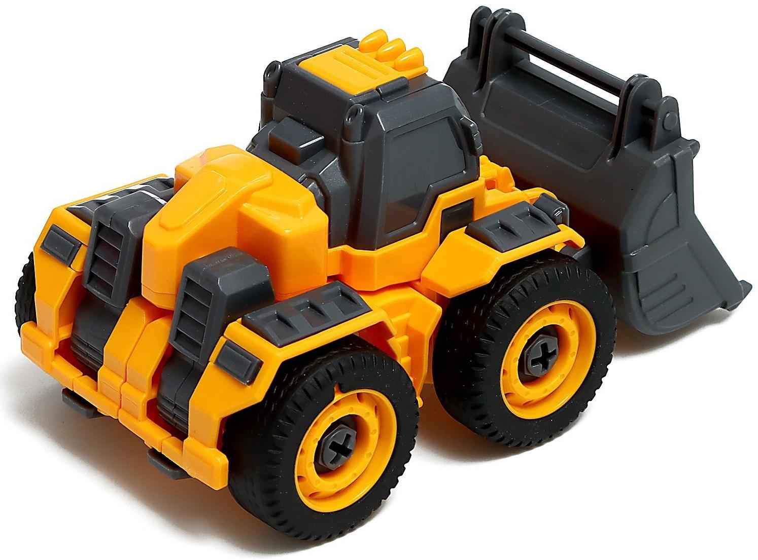 Конструктор винтовой «Погрузчик», 2 в 1 робот-машина