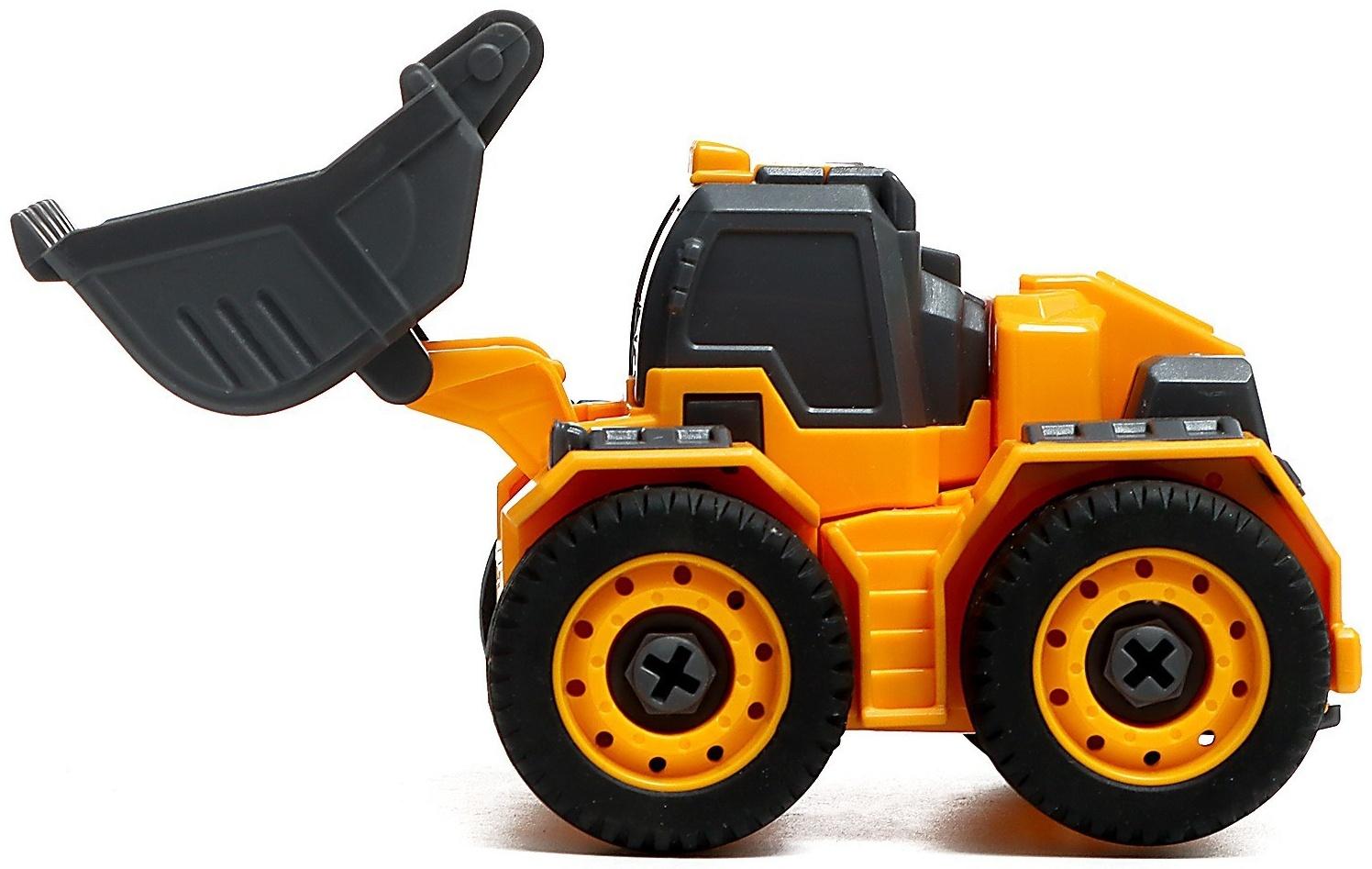 Конструктор винтовой «Погрузчик», 2 в 1 робот-машина