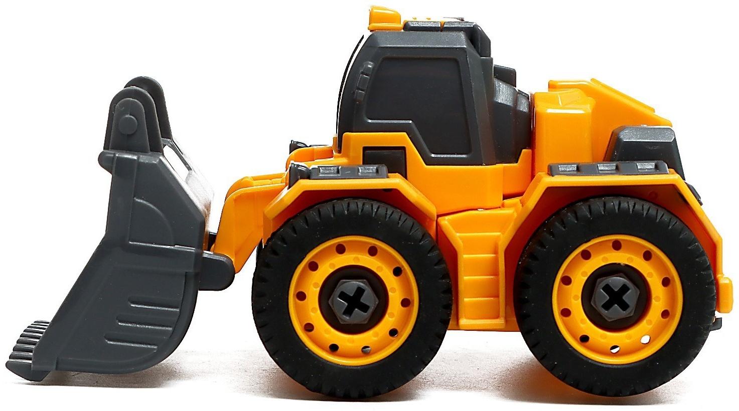 Конструктор винтовой «Погрузчик», 2 в 1 робот-машина