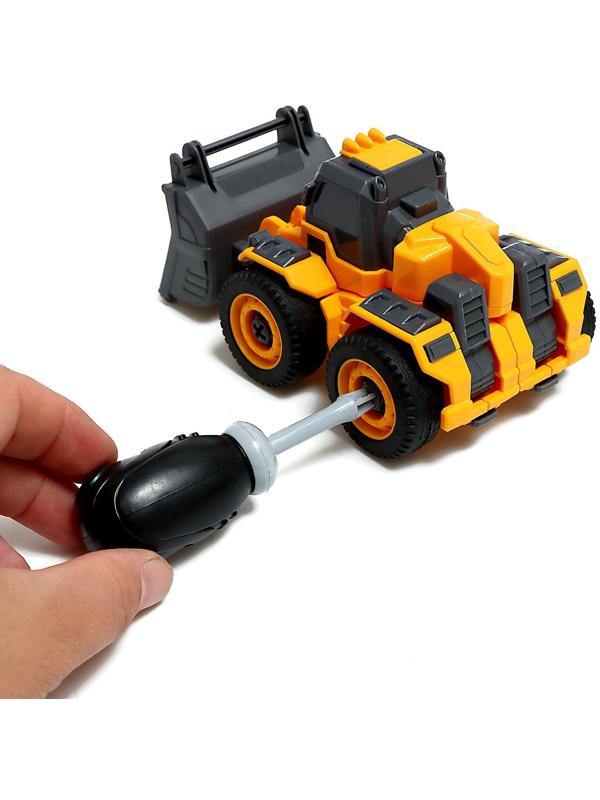 Конструктор винтовой «Погрузчик», 2 в 1 робот-машина