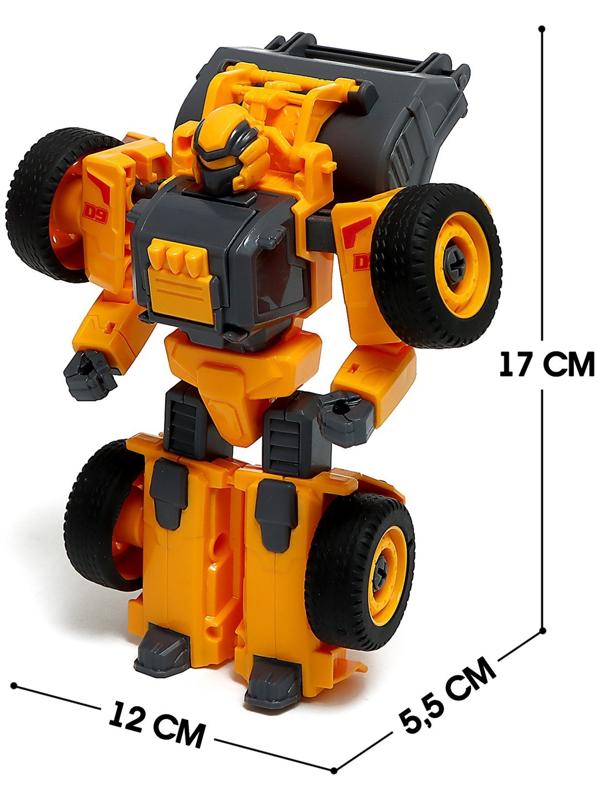 Конструктор винтовой «Погрузчик», 2 в 1 робот-машина