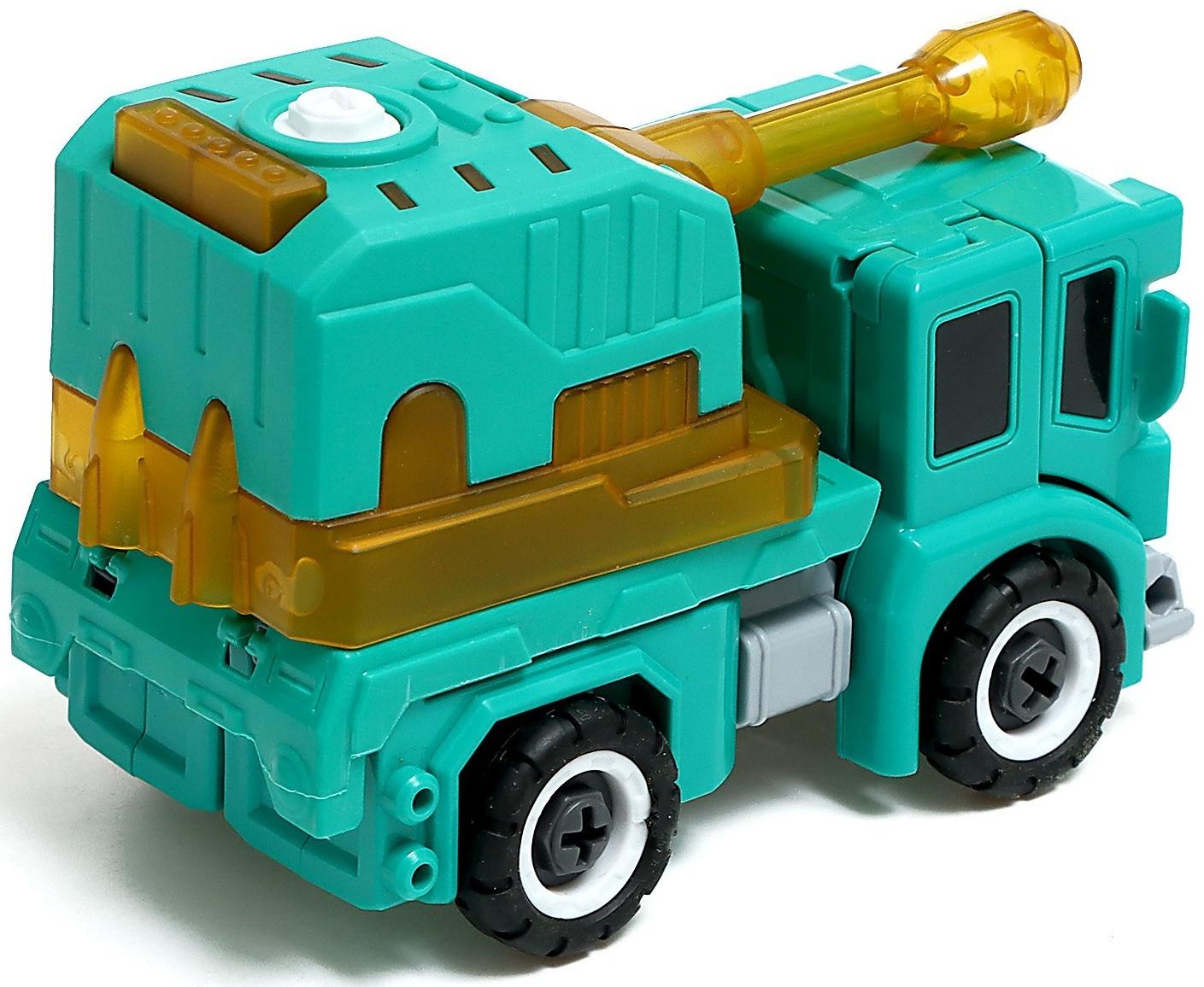 Конструктор винтовой «Военная техника», 2 в 1 робот-машина