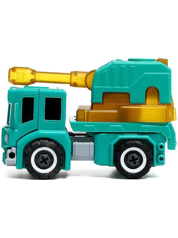 Конструктор винтовой «Военная техника», 2 в 1 робот-машина