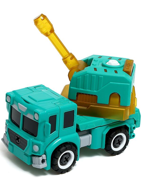 Конструктор винтовой «Военная техника», 2 в 1 робот-машина