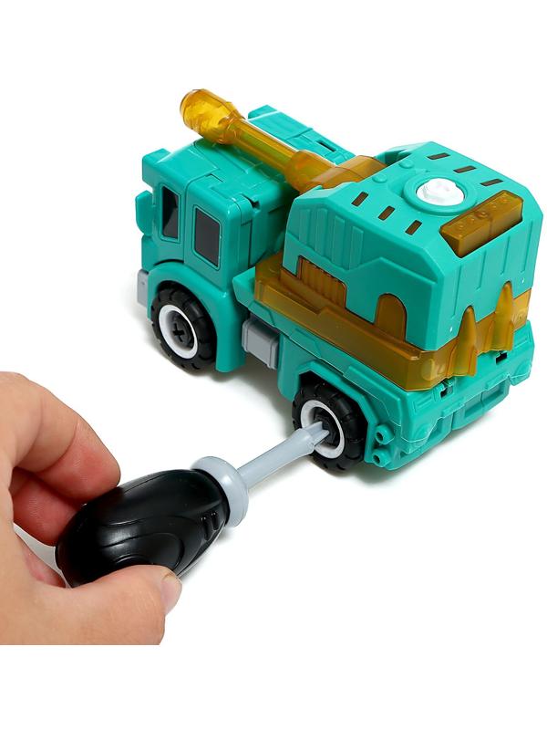 Конструктор винтовой «Военная техника», 2 в 1 робот-машина