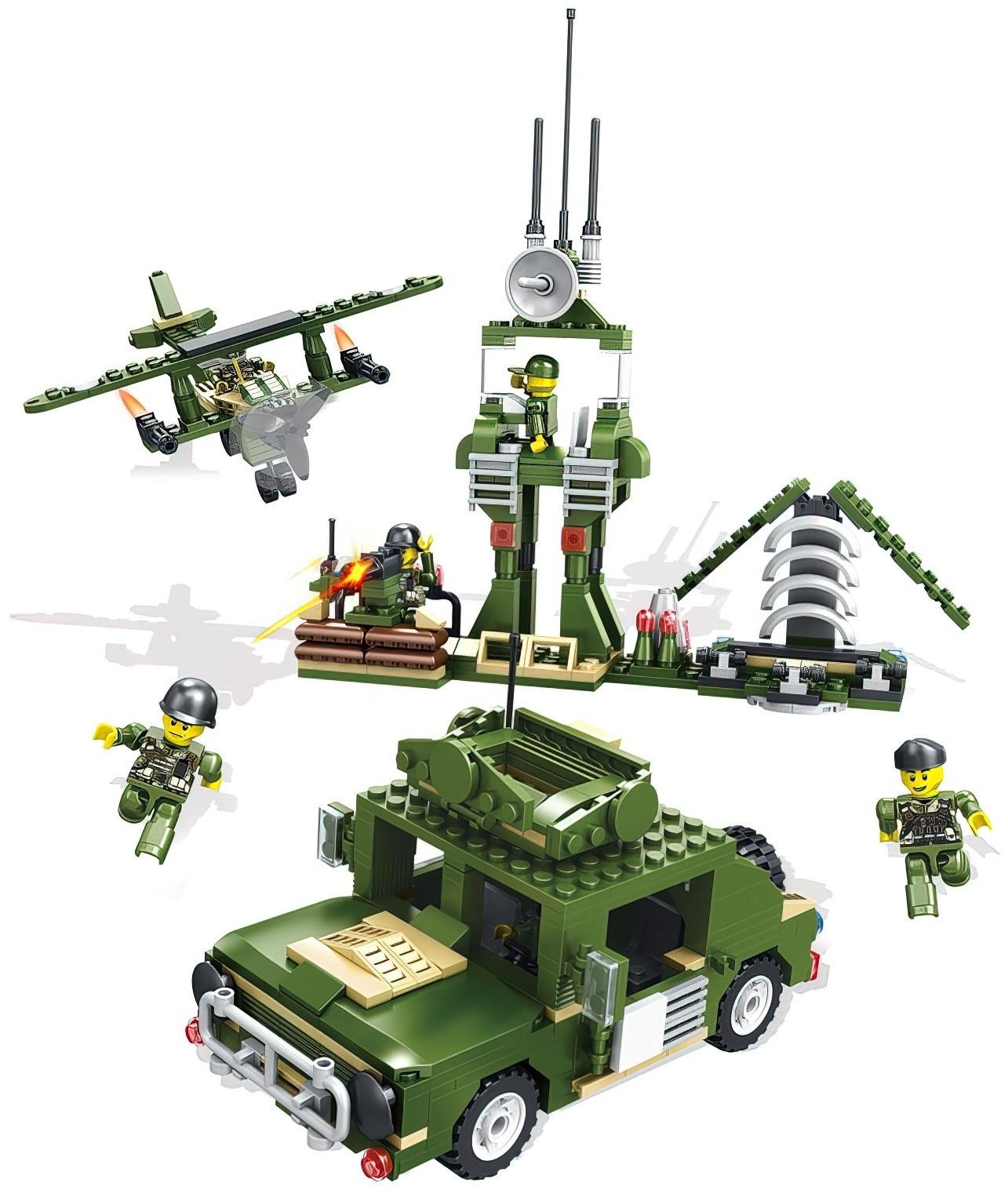 Конструктор 4 в 1 Военные «Солдаты», 4 вида МИКС