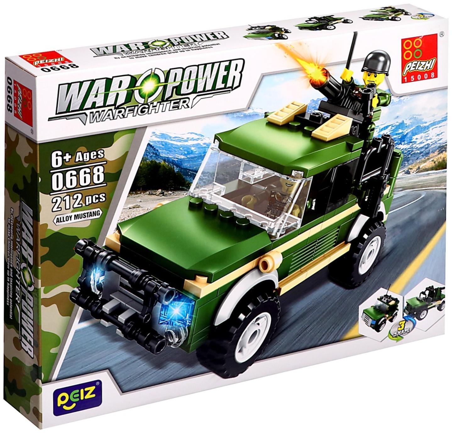 Конструктор 4 в 1 Военные «Солдаты», 4 вида МИКС