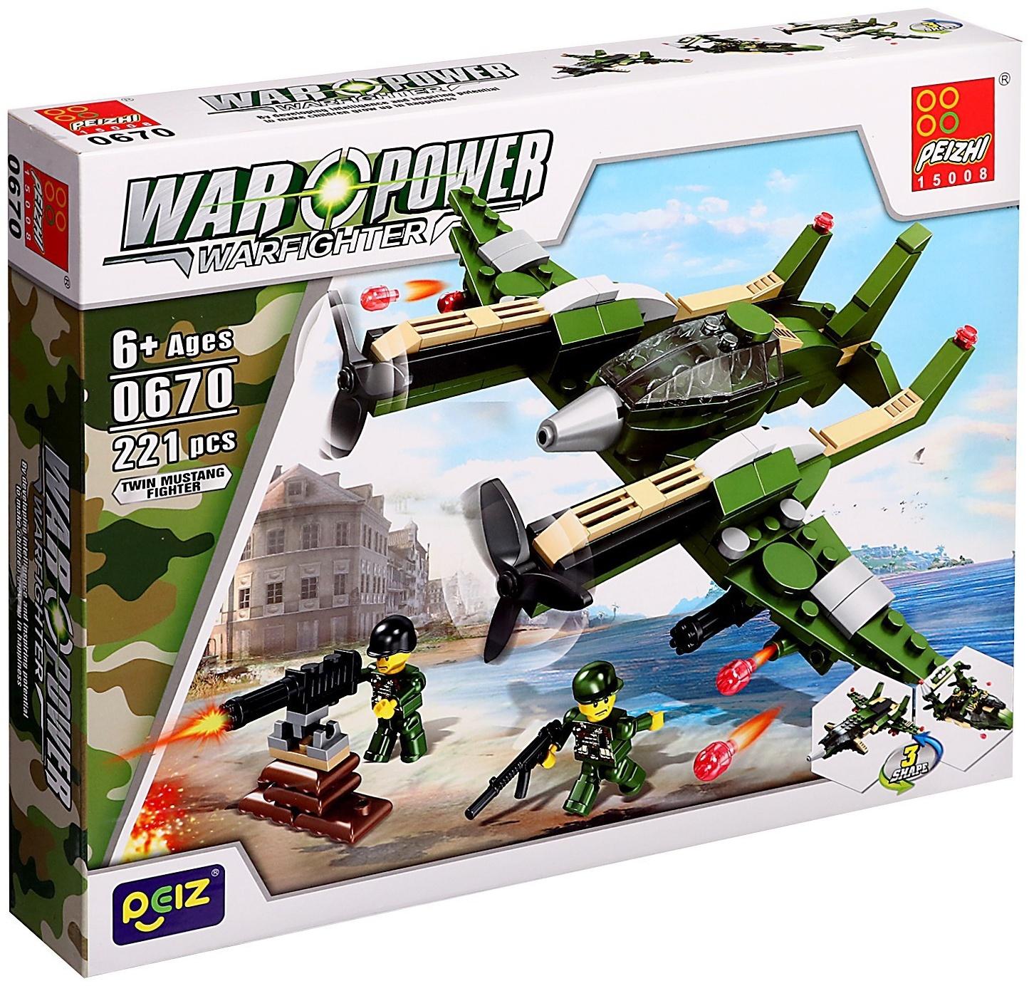 Конструктор 4 в 1 Военные «Солдаты», 4 вида МИКС