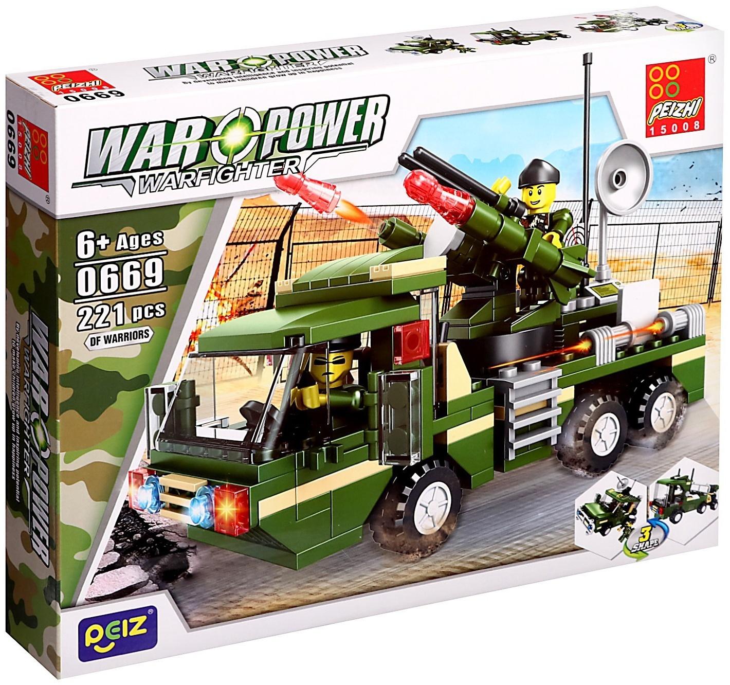 Конструктор 4 в 1 Военные «Солдаты», 4 вида МИКС