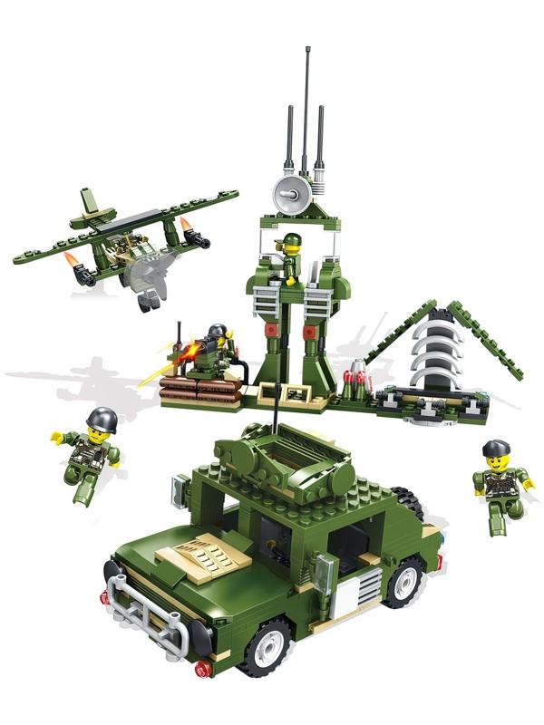 Конструктор 4 в 1 Военные «Солдаты», 4 вида МИКС