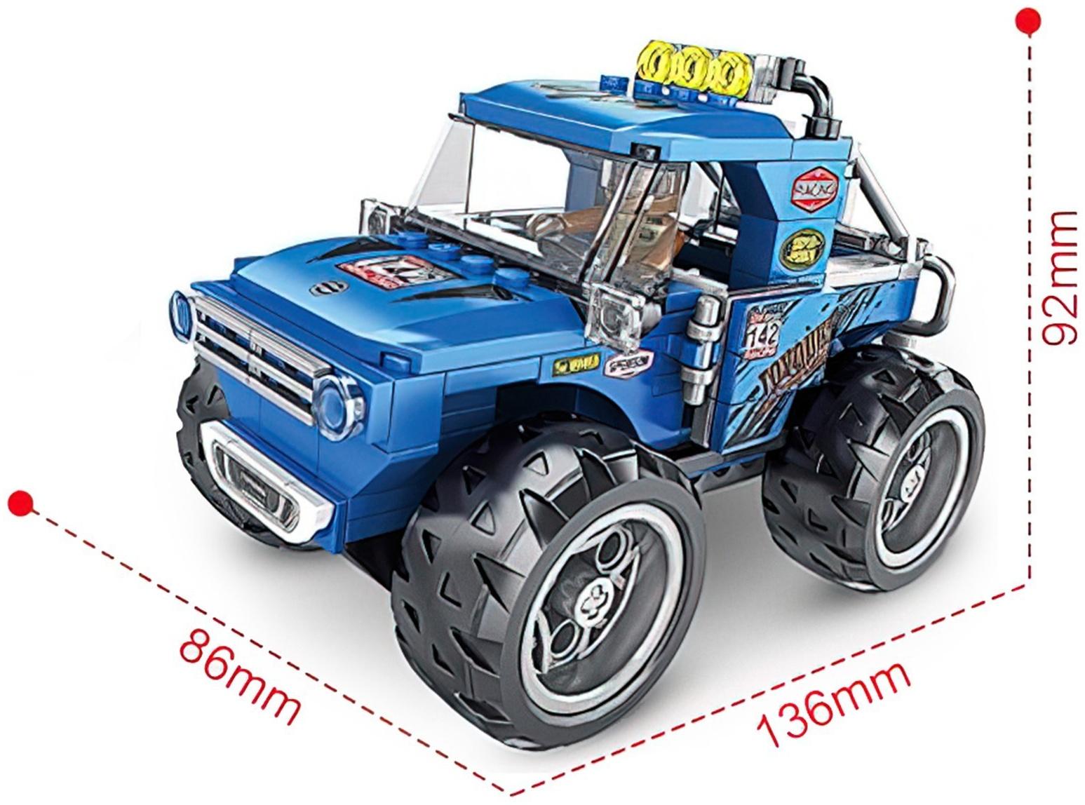 Конструктор Гонка «Бездорожье», 205 деталей