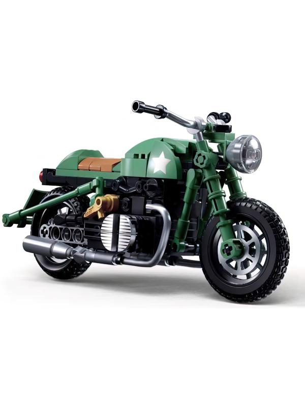 Конструктор Модельки «Ретро мотоцикл», 215 деталей