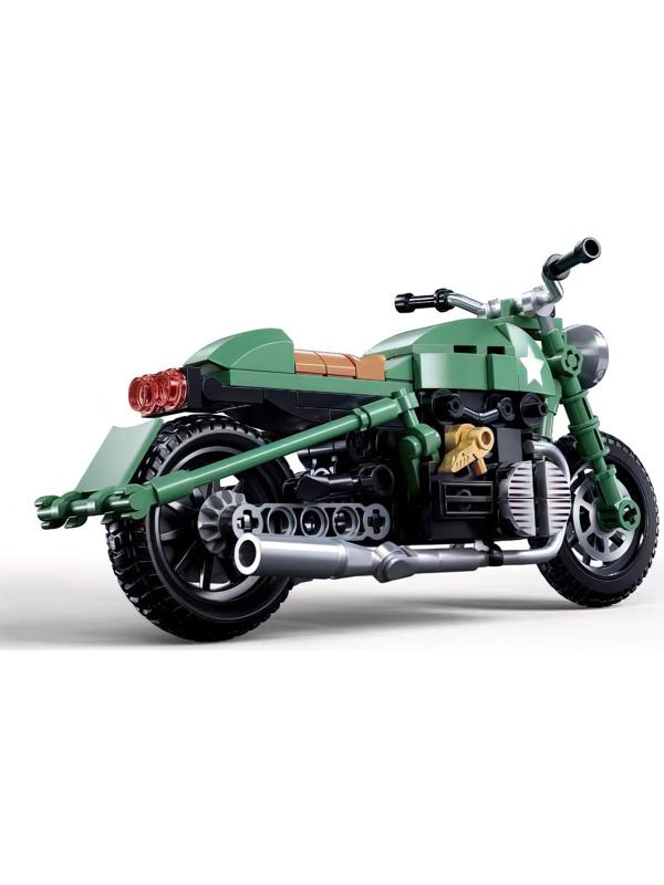 Конструктор Модельки «Ретро мотоцикл», 215 деталей