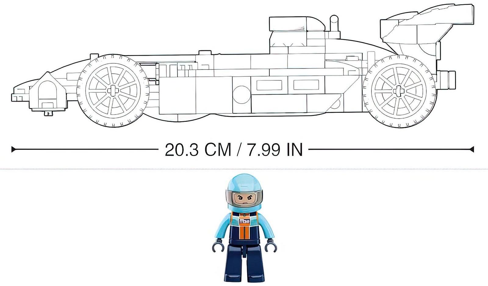 Конструктор Автогонки «Суперболид», 221 деталь