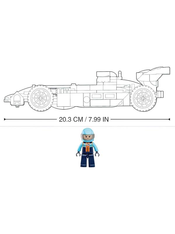 Конструктор Автогонки «Суперболид», 221 деталь