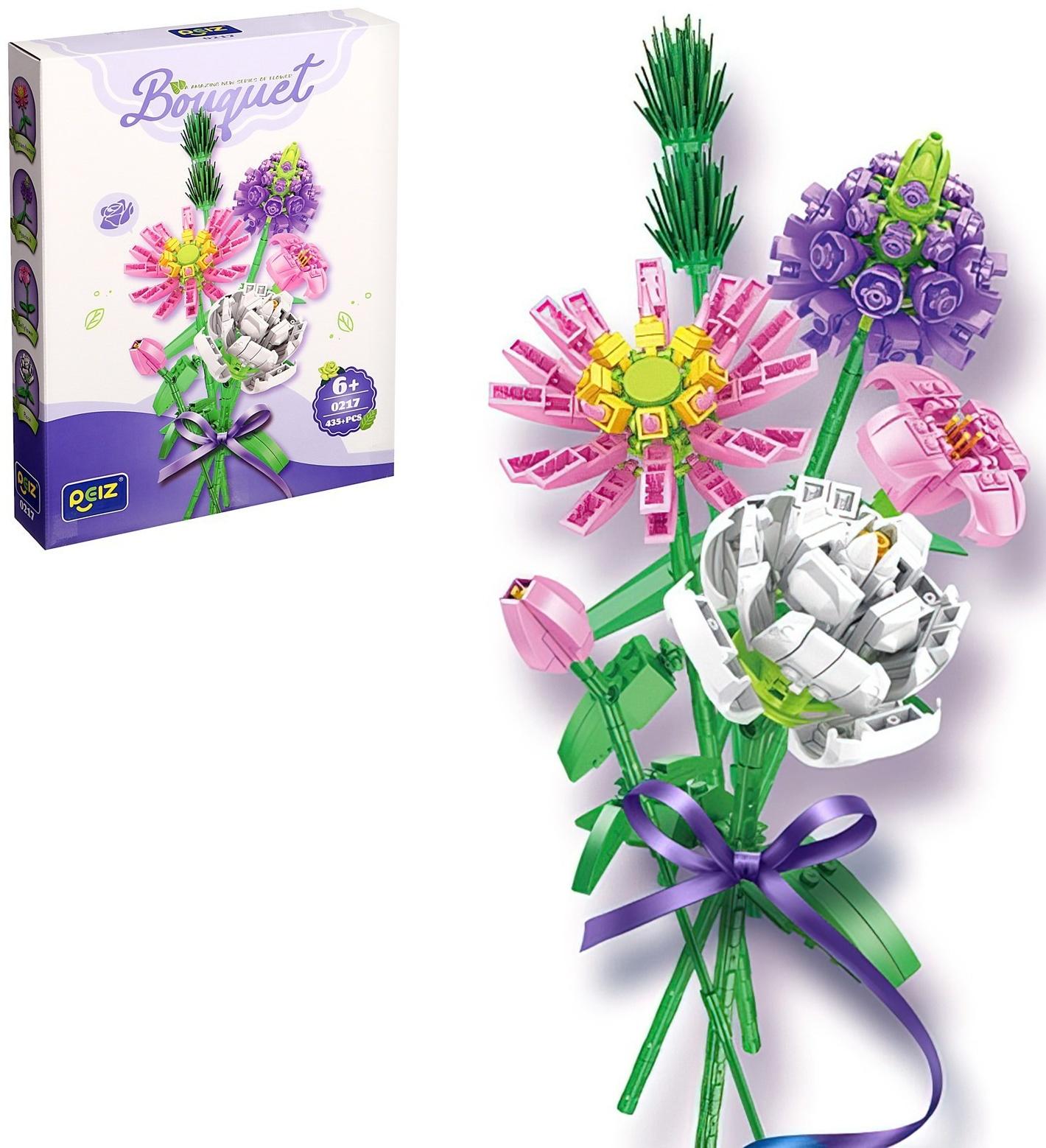 Конструктор Букет «Весна», 435 деталей