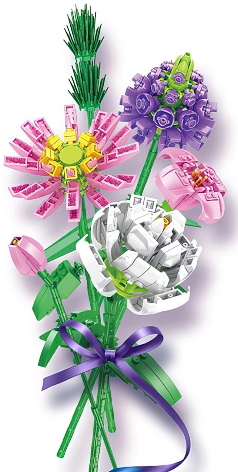 Конструктор Букет «Весна», 435 деталей