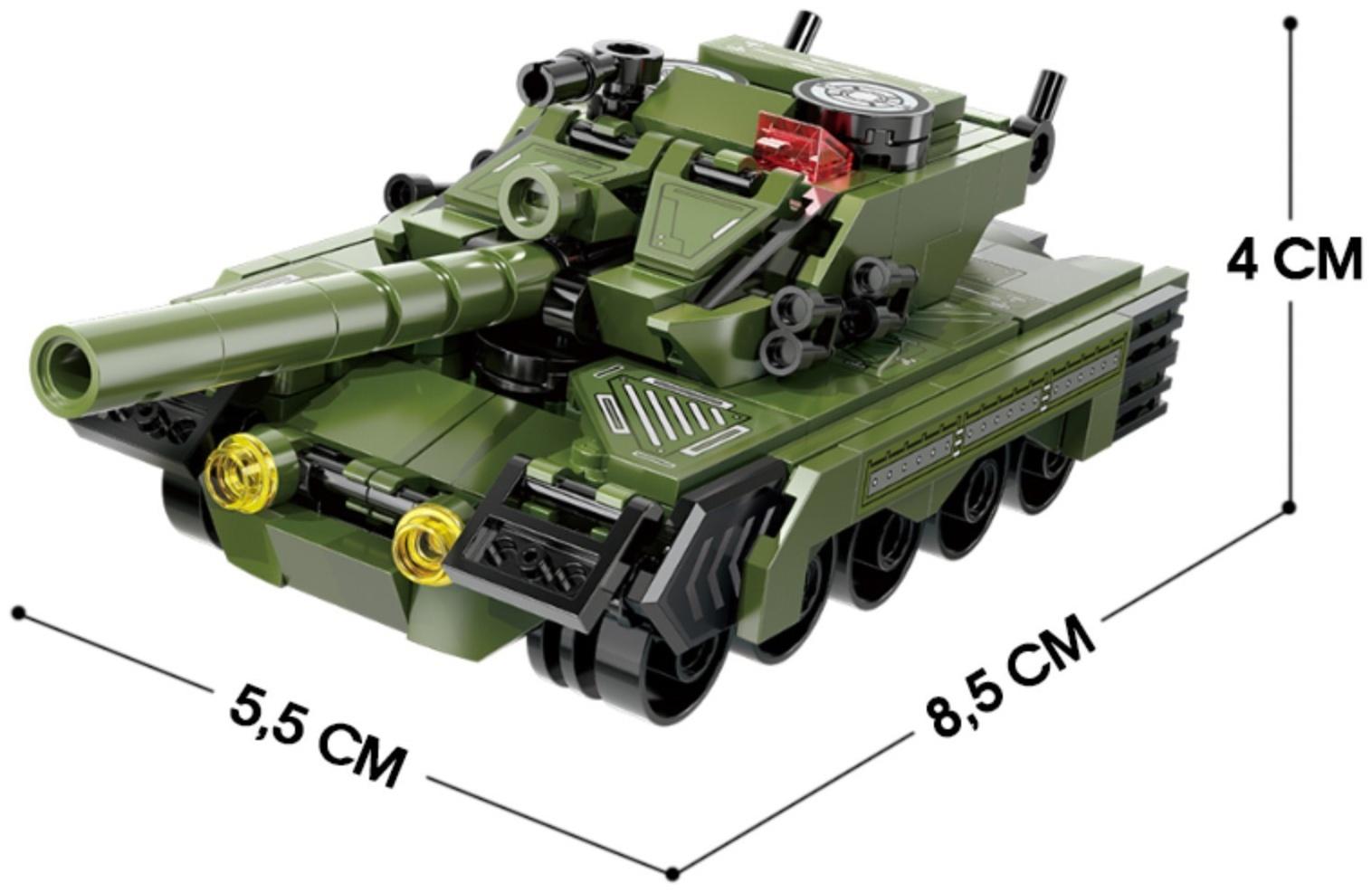 Конструктор Qman Безграничные Идеи «Военная техника» 42112, 3 в 1, 329 деталей